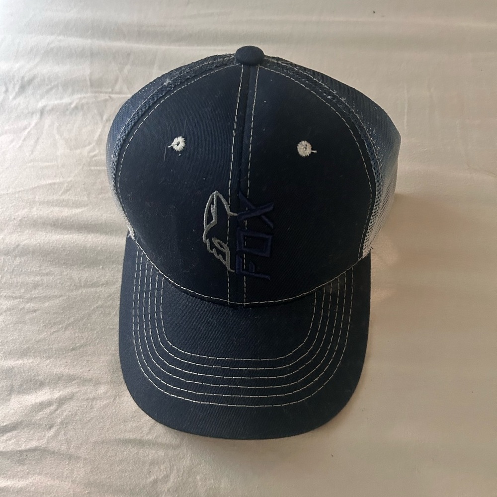 Fox Blue and White Men's Hat